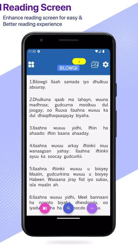 Somali Holy Bible Screenshots