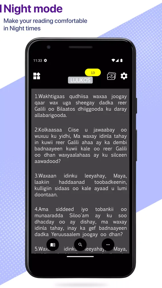 Somali Holy Bible Screenshots