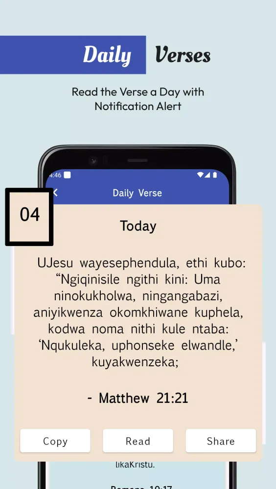 Ảnh chụp màn hình của Zulu English Bible