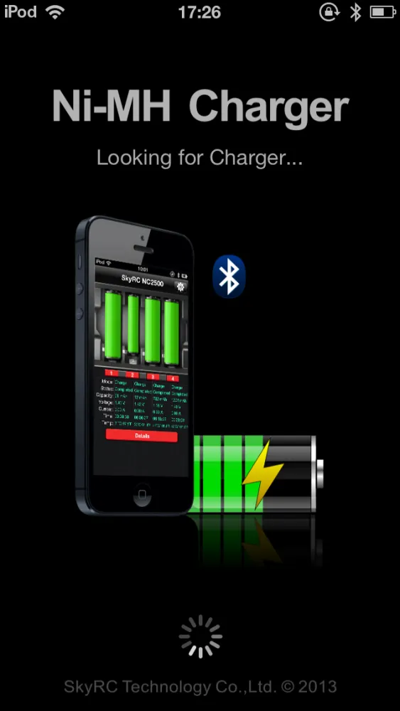 Capturas de tela do SmartCharger