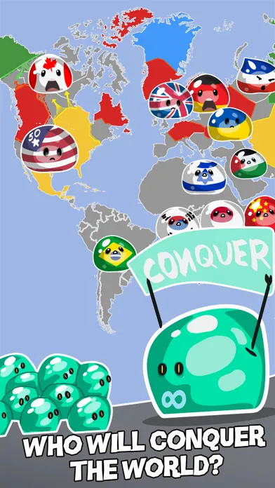 Ảnh chụp màn hình của Countryball & Slime: Wartime