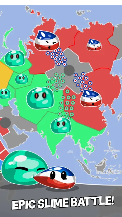 Ảnh chụp màn hình của Countryball & Slime: Wartime