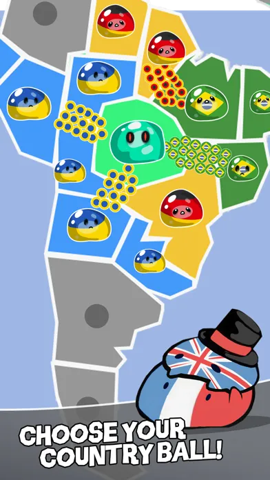 Ảnh chụp màn hình của Countryball & Slime: Wartime