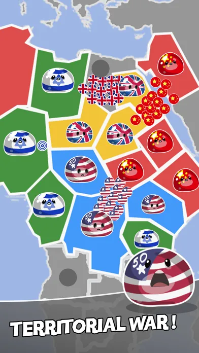 Ảnh chụp màn hình của Countryball & Slime: Wartime