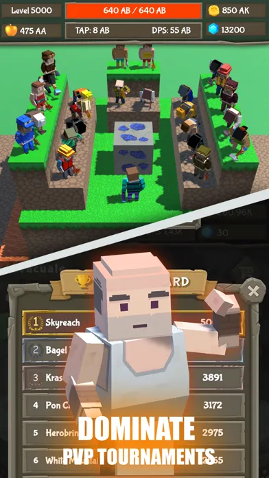 Capturas de pantalla de Miner Steve - Craft Clicker