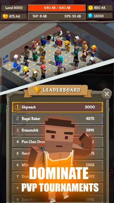 Capturas de tela do Tap Tap Mine: Idle Clicker Sim