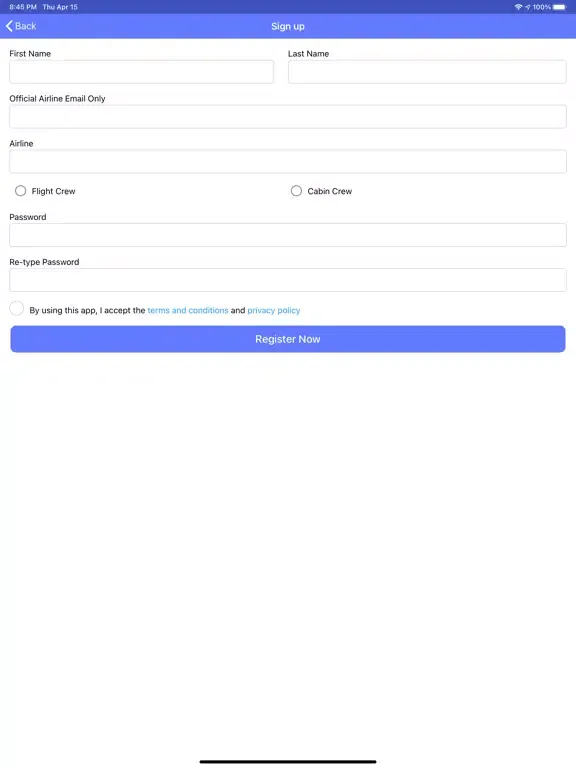 SkyRide Passenger iPad  স্ক্রিনশট