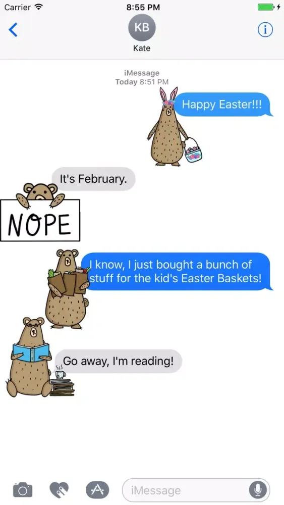 Grumpy Bear Stickers Screenshots