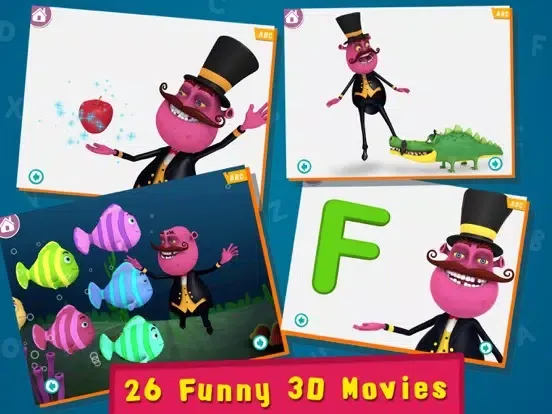 Capturas de tela do Magical Alphabet (Lite) iPad 