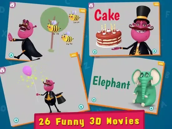 Capturas de tela do Magical Alphabet (Lite) iPad 