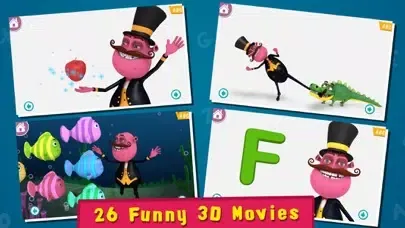 Capturas de tela do Magical Alphabet (Lite)