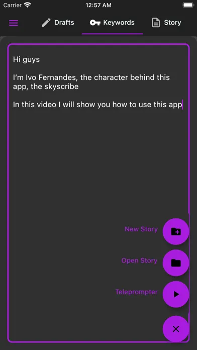 Skyscribe Teleprompter應用截圖