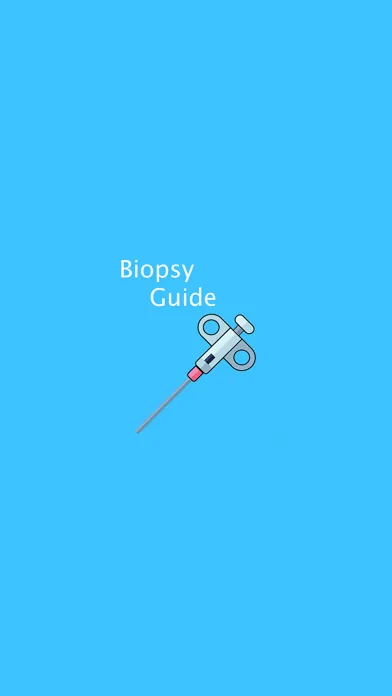 Capturas de tela do Biopsy Guide