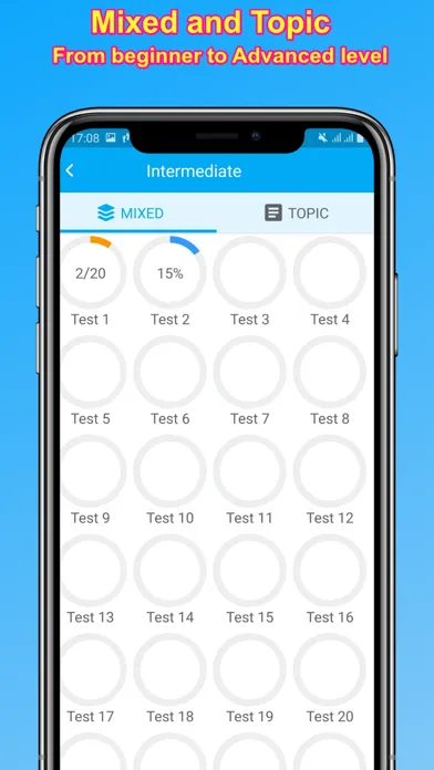 English Grammar - Grammar Test Screenshots