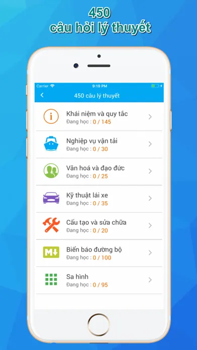 Captures d'écran de Học lái xe B2