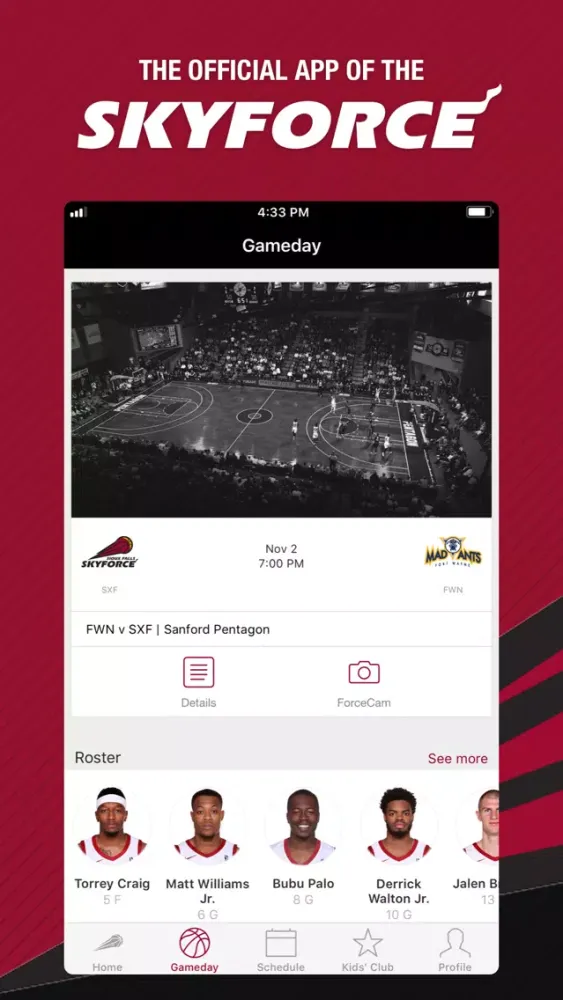 Sioux Falls Skyforce 스크린샷