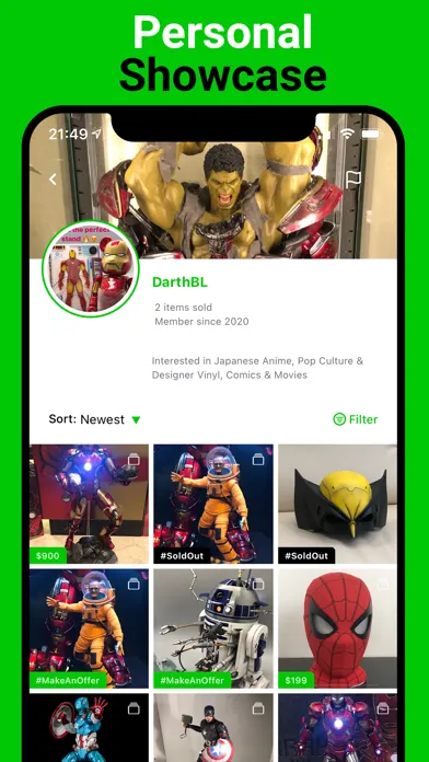 ภาพหน้าจอของ YOLOly: Buy & Sell Collectible