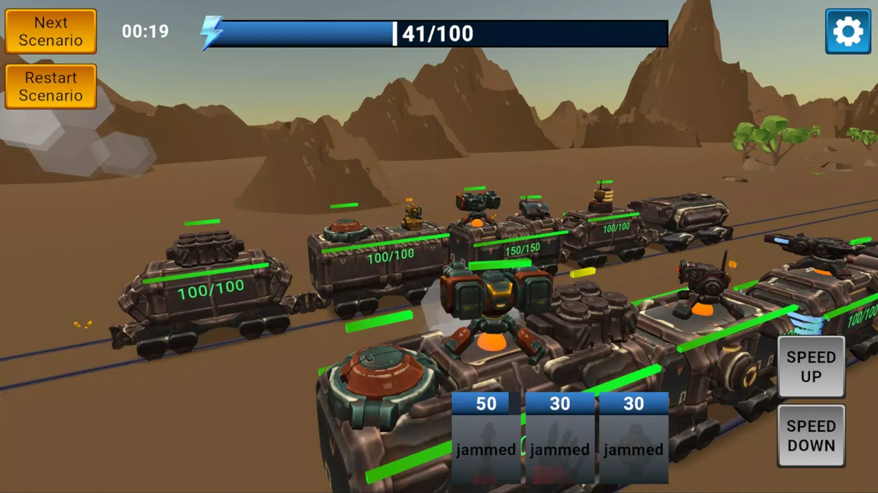 ภาพหน้าจอของ Battle Trains