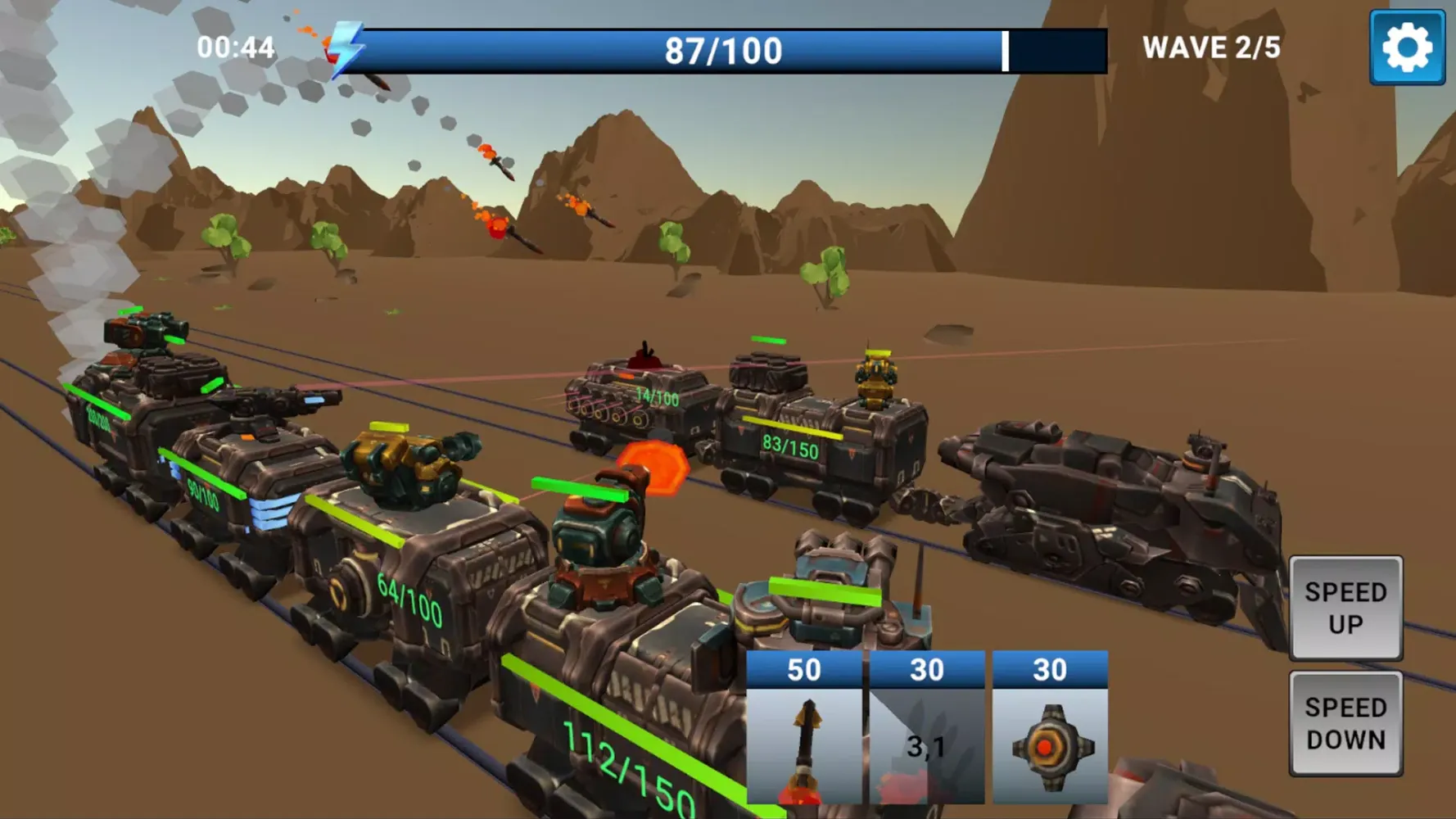 ภาพหน้าจอของ Battle Trains