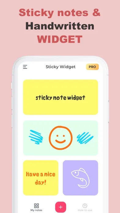 Sticky Widget- Memo & Note Screenshots