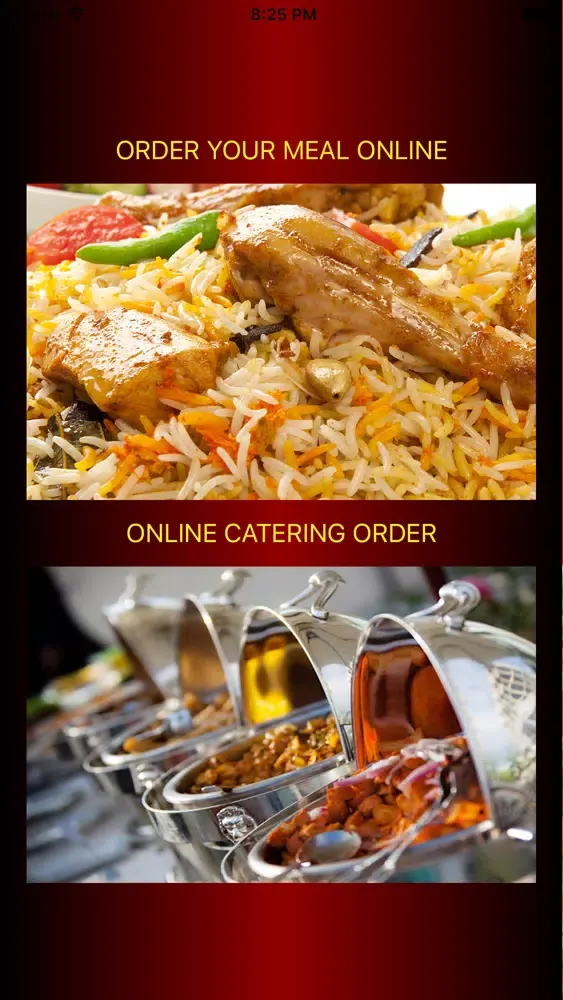Ảnh chụp màn hình của Biryani King