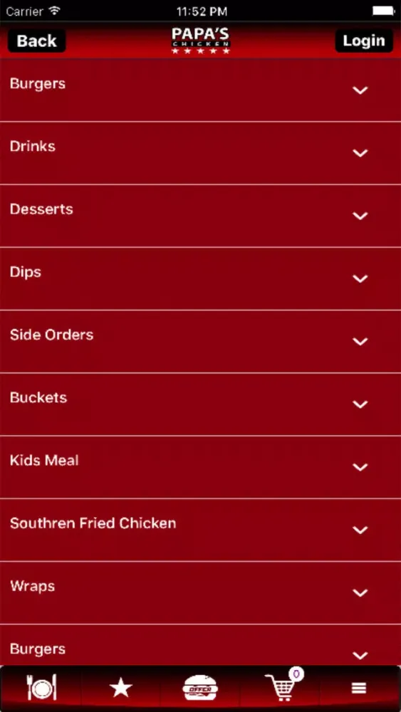 Captures d'écran de Papas Chicken
