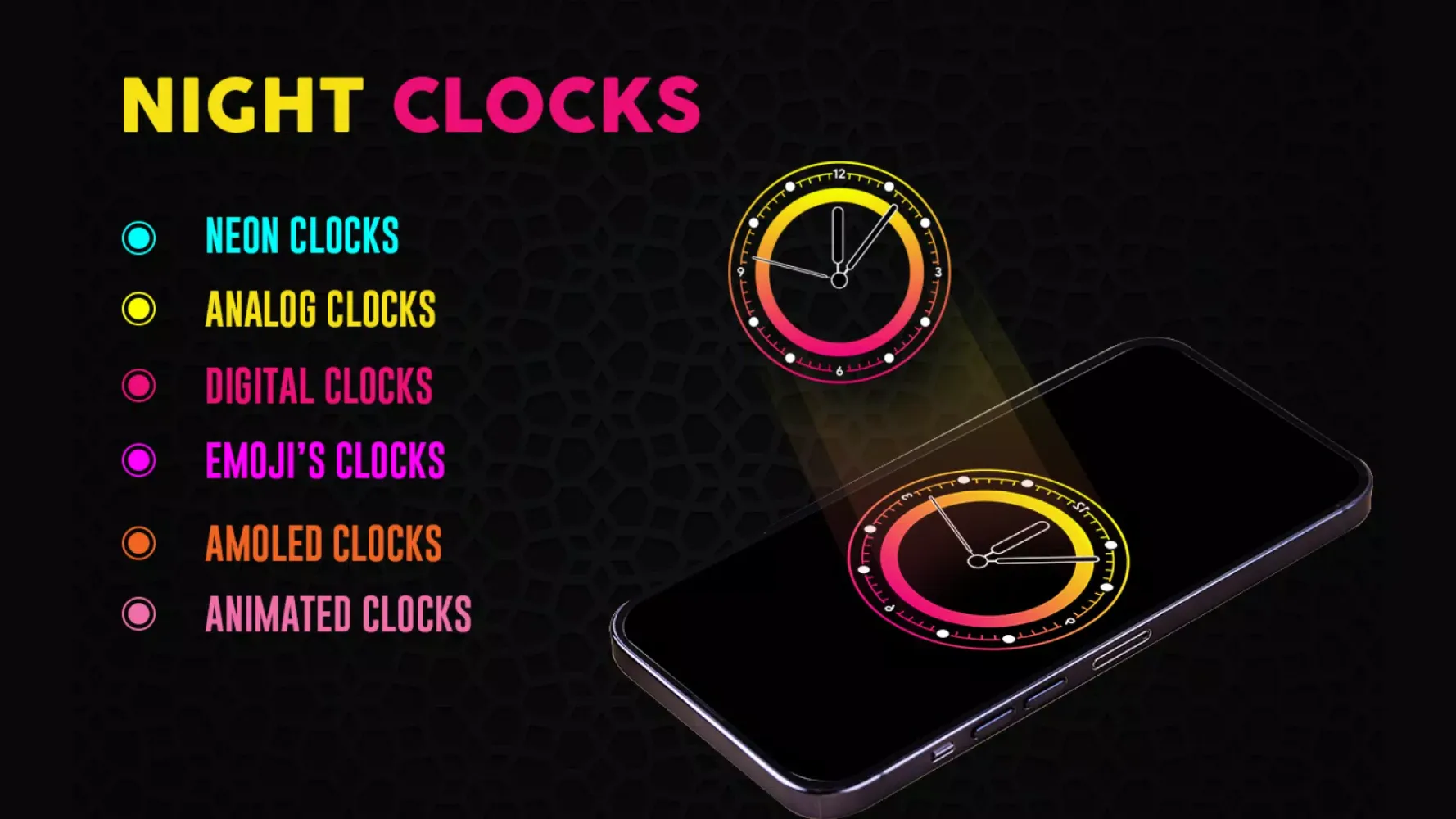 Nightstand Clock - Always ON سکرین شاٹس