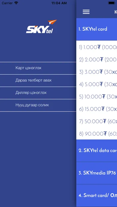 Tangkapan layar SkyDealer