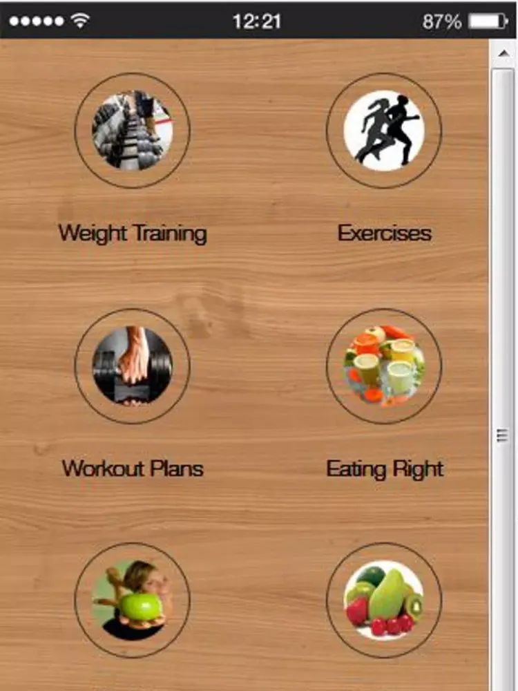 Capturas de pantalla de Natural Bodybuilding iPad 