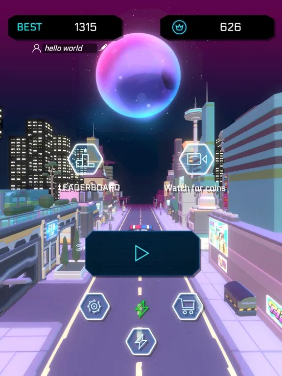 Zrzuty ekranu Moonlight Drive iPad 