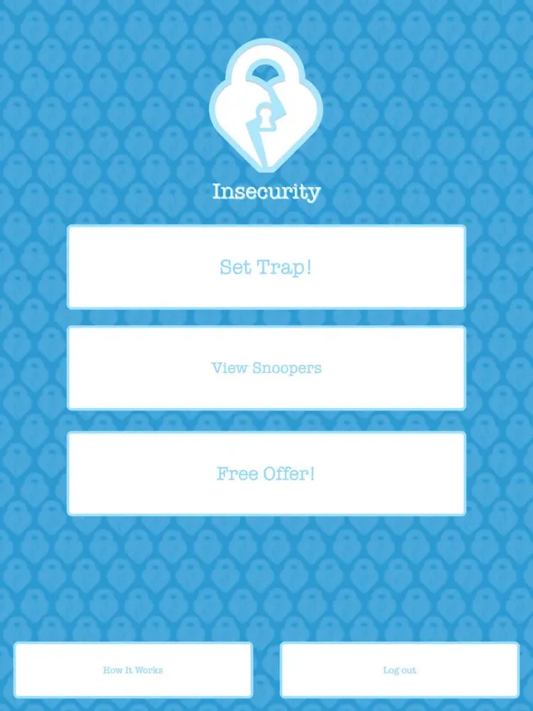 Insecurity - Phone Security iPad  스크린샷