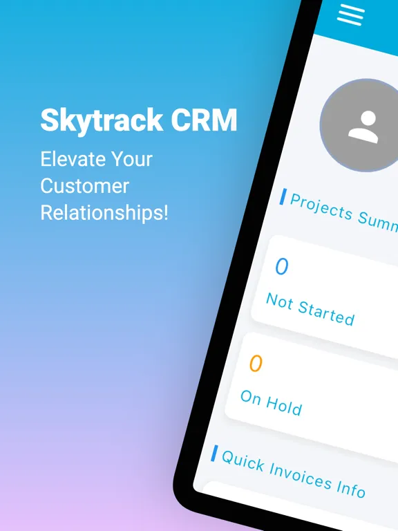 Skytrack CRM iPad  স্ক্রিনশট