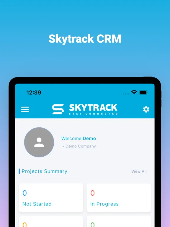 Skytrack CRM iPad  স্ক্রিনশট