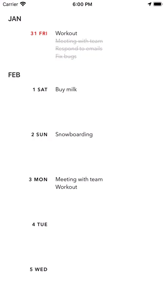 Now - A minimal calendar Ekran Görüntüleri