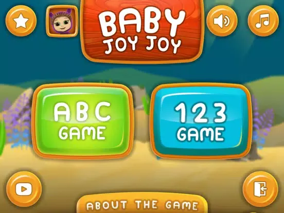 ภาพหน้าจอของ Baby Joy Joy ABC game for kids iPad 