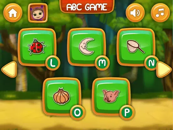 ภาพหน้าจอของ Baby Joy Joy ABC game for kids iPad 
