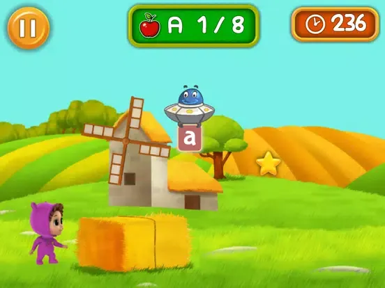 ภาพหน้าจอของ Baby Joy Joy ABC game for kids iPad 
