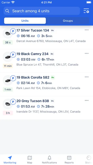 SkyVision GPS Screenshots
