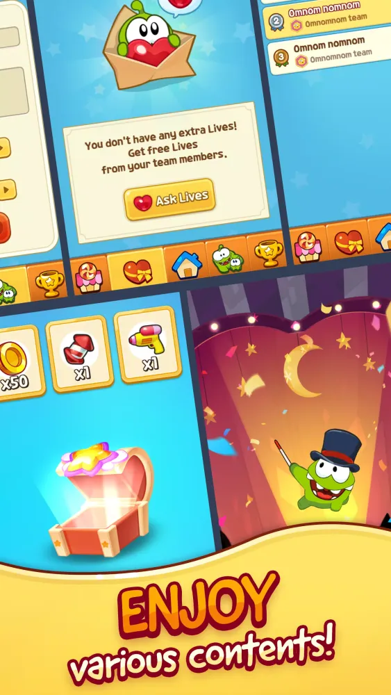 Capturas de pantalla de Cut the Rope