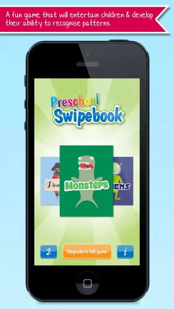 Zrzuty ekranu Preschool Swipebook