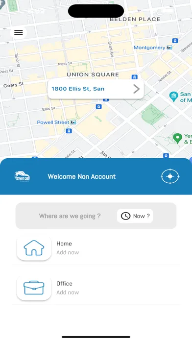 Ảnh chụp màn hình của Skyways Cars Customer Booking