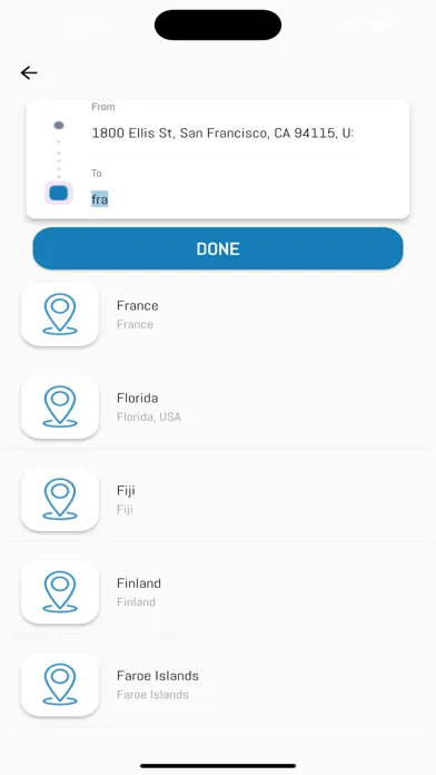 Ảnh chụp màn hình của Skyways Cars Customer Booking