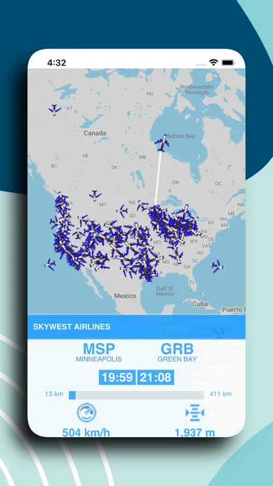 Skywest Flight Radar স্ক্রিনশট