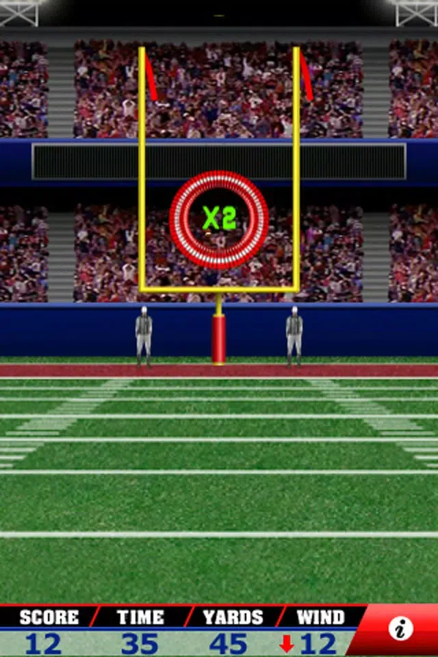 Capturas de tela do Field Goal Frenzy™ Football Free