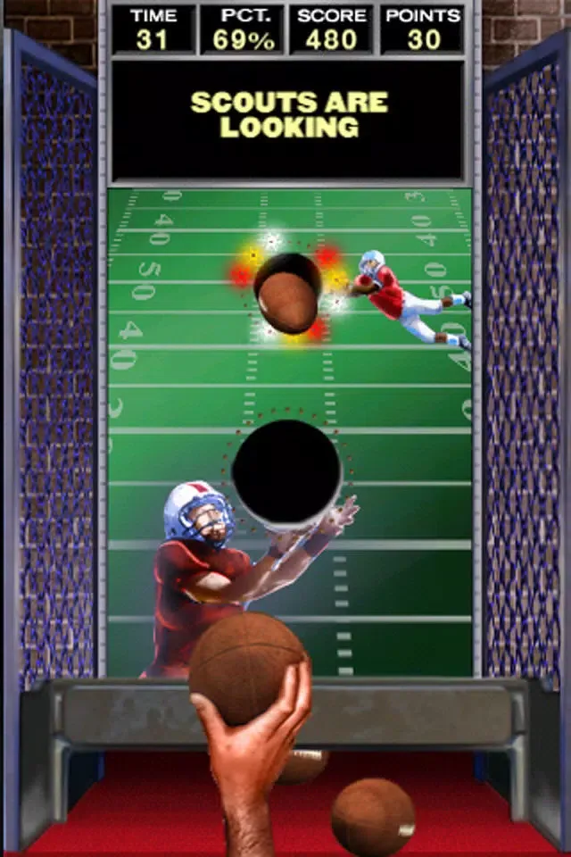 Capturas de pantalla de Arcade QB Pass Attack™ Football Free