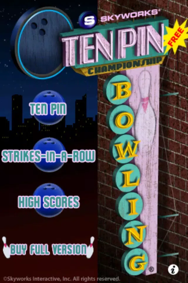 Ten Pin Championship Bowling® Free スクリーンショット