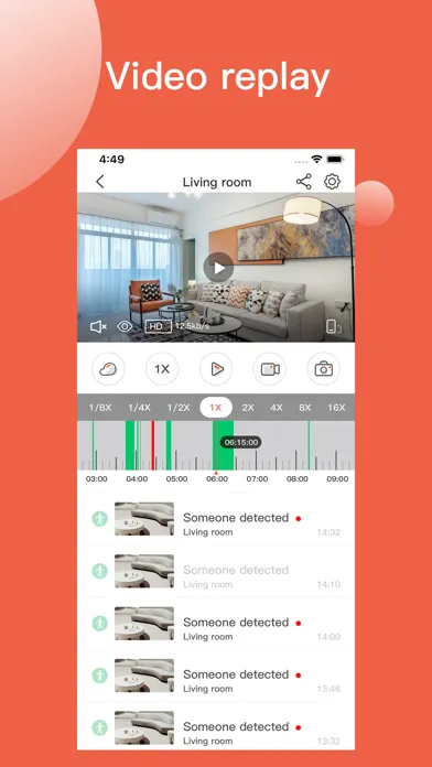 Capturas de pantalla de AI Home Camera