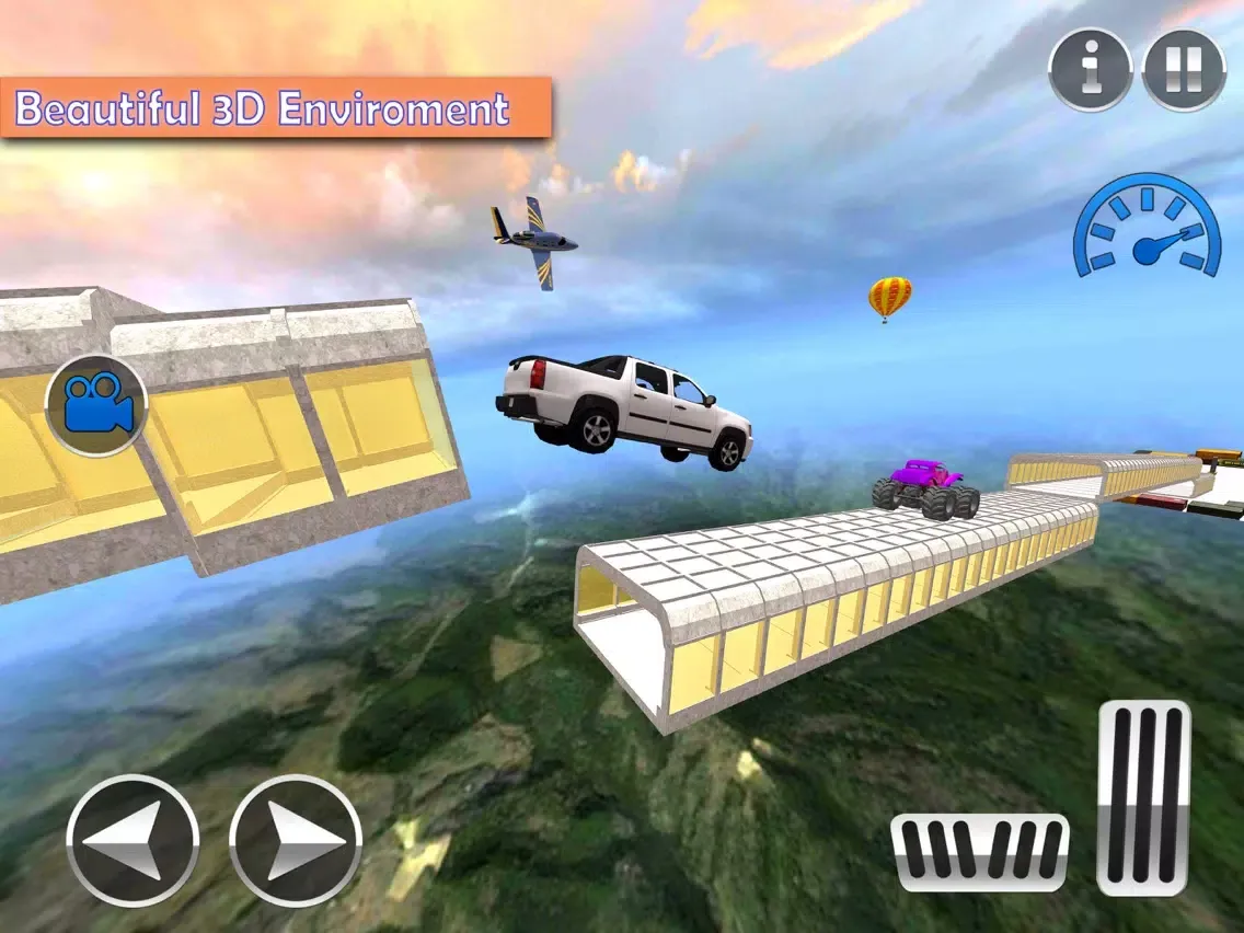 Monster Truck Ramp Stunt iPad  Screenshots