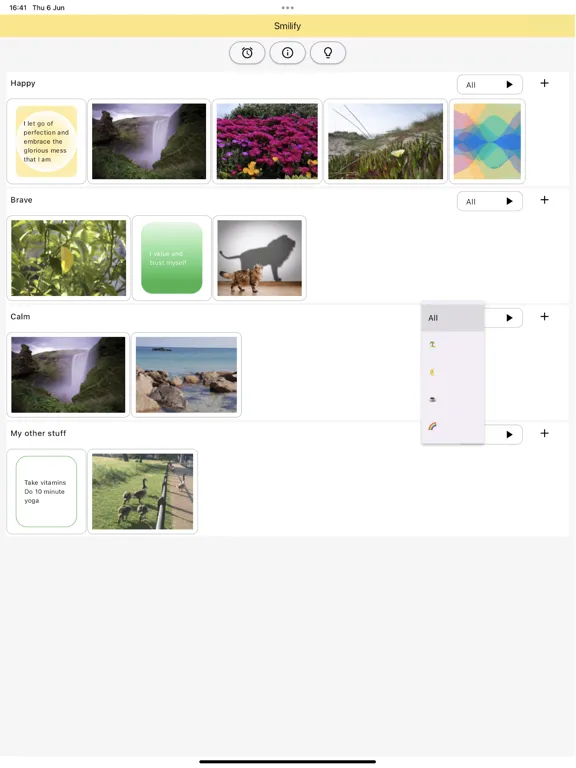 ภาพหน้าจอของ Smilify: mental wellbeing iPad 