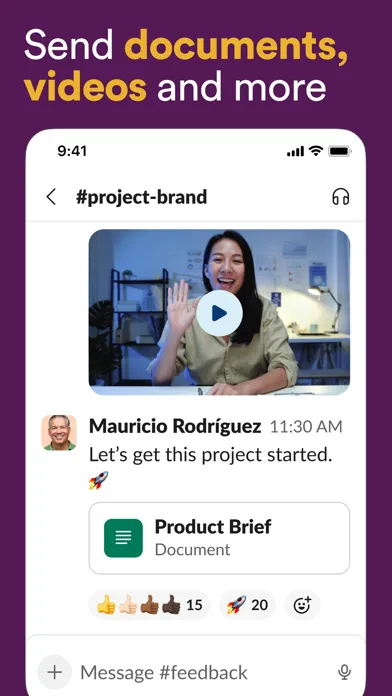Slack for EMM Ekran Görüntüleri